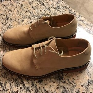 Johnston & Murphy taupe suede bucks, Size 11